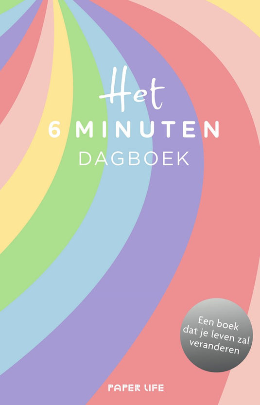 Het 6 minuten dagboek - regenboog editie