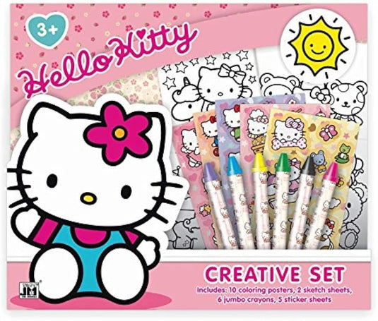 Intro hello kitty 23 delige kleurset met wasco stiften