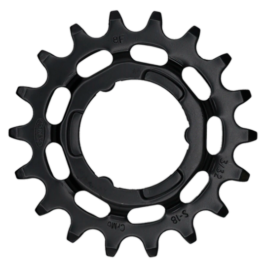 KMC tandwiel Shimano narrow 18T achter zwart