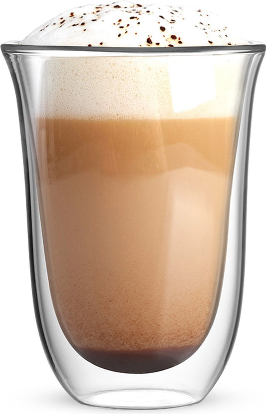 Bialetti firenze dubbelwandige latte macchiato glazen – 300 ml – set van 2 – borosilicaatglas – vaatwasserbestendig