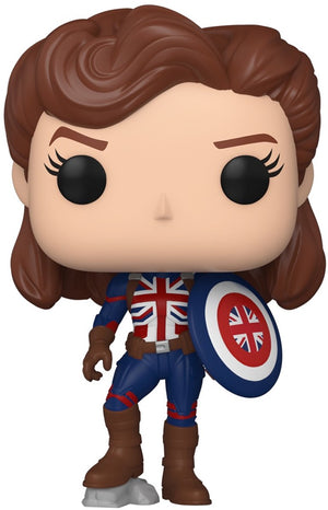 Marvel funko what if...? verzamelfiguur pop! vinyl - anything goes captain carter multicolours