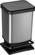 Rotho paso pedaalemmer - prullenbak 20l - bpa vrij - donker zilvermetallic