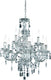 Rl live your light reality lüster - kroonluchter - chroom - excl. 9x e14 4w