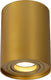 Lucide tube - plafondspot (plafondlamp) - ø 9,6 cm - 1xgu10 - mat goud messing