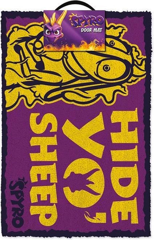 Merkloos sans marque spyro - hide yo sheep deurmat