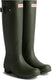 Hunter - regenlaarzen voor dames - original - hoog - olijfgroen - maat 42eu