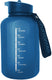 Muitomas sportfles – grote inhoud - 1200ml - siliconen tuit - geïntegreerd handvat - blauw