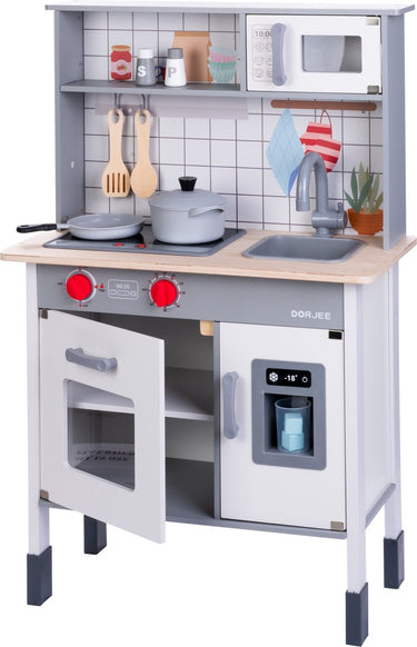 Houten keukentje met accessoires