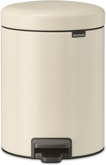 Brabantia newicon prullenbak - 5 liter - badkamer - soft beige