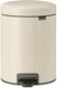 Brabantia newicon prullenbak - 5 liter - badkamer - soft beige