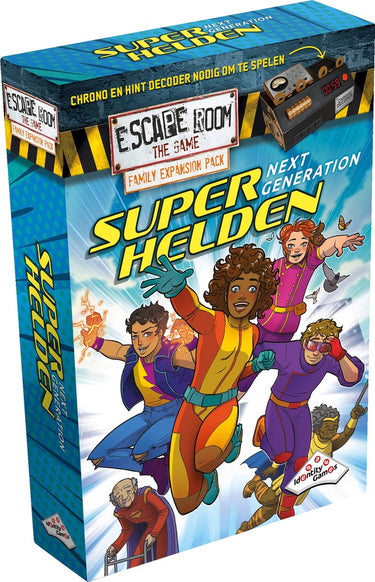 Identity games escape room the game familie uitbreiding: superhelden