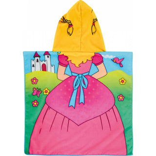 No brand poncho handdoek prinses | 2 stuks