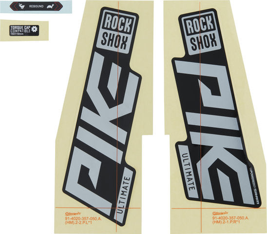 Load image into Gallery viewer, Rockshox sticker set for pike ultimate - 2021 model
