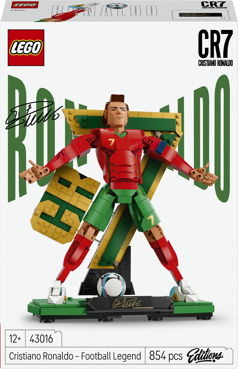 Afbeelding laden in galerijviewer, Lego editions cristiano ronaldo - voetballegende cr 7 bouwpakket voor kinderen - 43016
