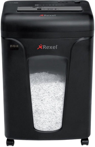 Rexel mercury rem820 papierversnipperaar - p5 microsnippers - tot 8 vel - 21l - zwart