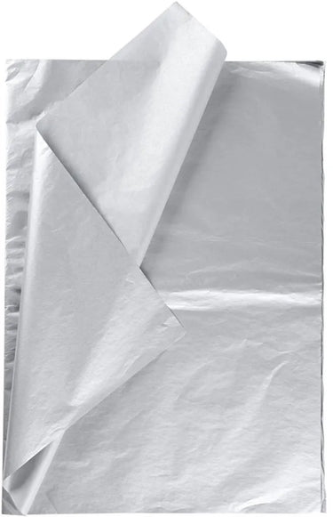 Creativ company tissuepapier zilver 6 vellen 14 gr, 50x70cm