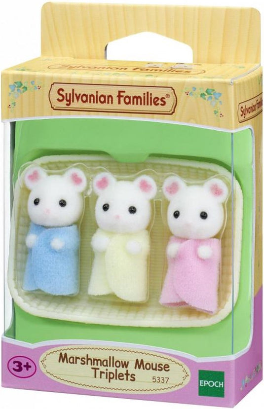 Sylvanian families 5337 drieling marshmellow muis-fluweelzachte speelfiguren