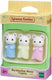 Sylvanian families 5337 drieling marshmellow muis-fluweelzachte speelfiguren