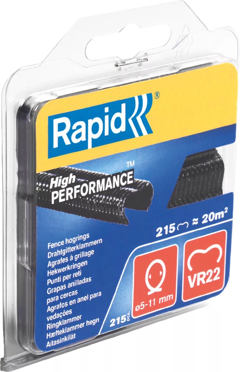 Load image into Gallery viewer, Rapid vr22 hek ringkrammen zwart - 40108804
