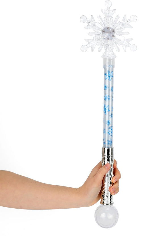 Toi-toys ice princess toverstaf sneeuwvlok met licht