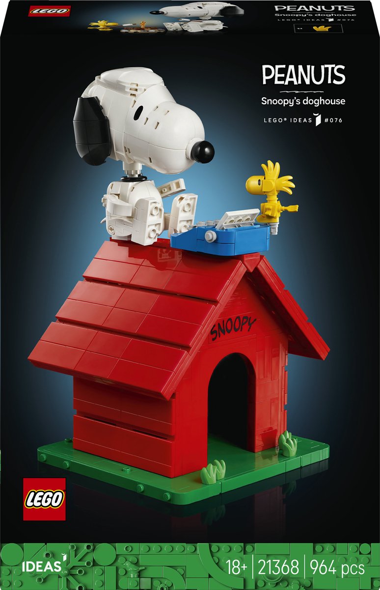 Afbeelding laden in galerijviewer, Lego ideas - peanuts: snoopy's doghouse - 21368
