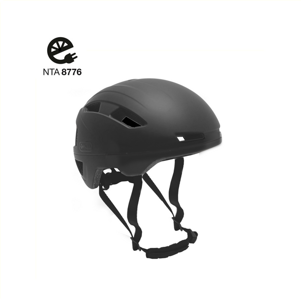 FALKX Helm, maat XL 62-63cm mat zwart. NTA 8776 goedgekeurd.