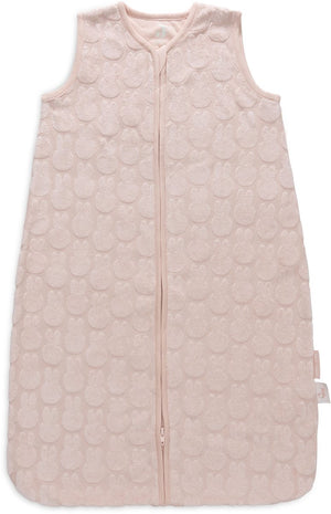 Jollein x nijntje - baby slaapzak zomer jersey 90cm - miffy jacquard terry wild rose - zomerslaapzak