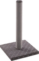Flamingo krabpaal – emma grijs – 34,5 × 34,5 × 60,5 cm – katoenen krabtouw – met gewatteerde bodemplaat – voor katten