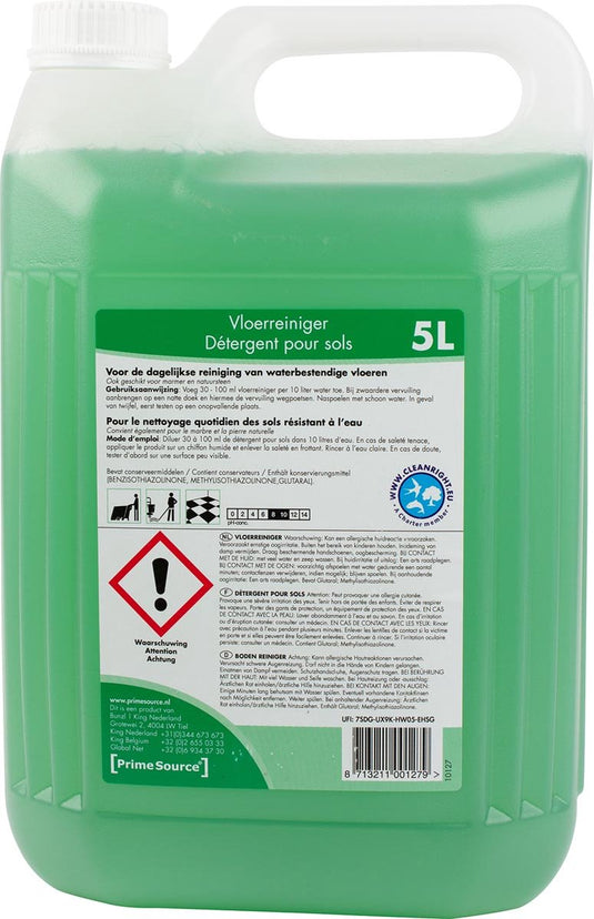 Primesource vloerreiniger, fles van 5 l 2 stuks