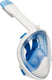 Atlantis snorkelmasker 2.0 - duikbril - snorkel - snorkelset - full face masker - volwassenen - wit blauw - l xl