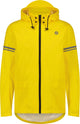 Agu original regenjas essential – 100% waterdicht – poray 5.000 – gerecycled materiaal – dames heren – geel - s