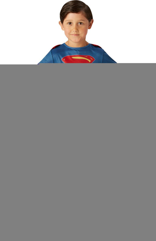 Rubies rubie's verkleedpak justice league superman junior blauw mt 140