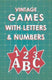 Vintage games with letters and numbers