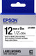 Epson standard tape - lk-4wbn std blk wht 12 9