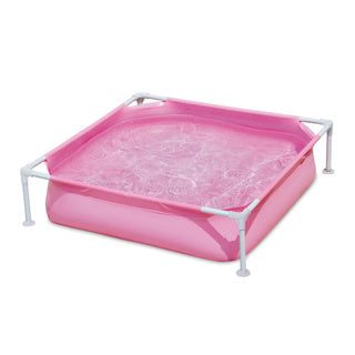 Load image into Gallery viewer, Summer waves zwembad small frame 122 x 122 x 30 cm roze | 2 stuks

