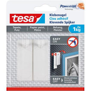 Tesa 1051200 - klevende spijker gevoelige oppervlakken 1kg | 8 stuks