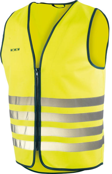 Wowow big fun jacket - fietsjas fluo met rits - veiligheidsjas ce en 17353-l