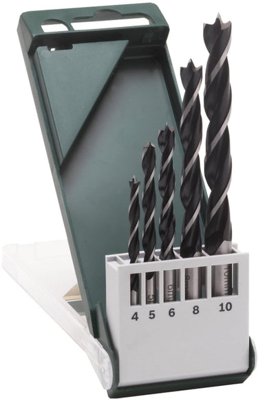 Bosch - 5-delige houtspiraalborenset 4,0; 5,0; 6,0; 8,0; 10,0 mm