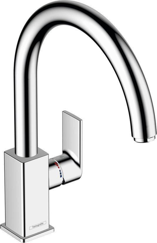 Hansgrohe vernis shape m35 - keukenmengkraan - ééngreeps bediening - 35mm maat - draaibare uitloop - chroom