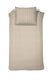 Cinderella dekbedovertrek carre flanel - naturel - 140x220