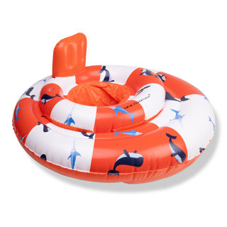 Load image into Gallery viewer, Swim essentials baby float ocean stripes 69cm 0-1 jaar | 2 stuks
