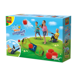Ses creative - splash water katapult xxl – splashballen schieten – alternatief voor waterballonnen – waterspeelgoed voor kinderen - te gebruiken met 1 of 3 personen