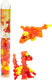 Plus-plus fire dragons draken – 100 delige bouwset – 4375 – bouwspeelgoed – constructiespeelgoed – set met bouwstenen – vanaf 5 jaar
