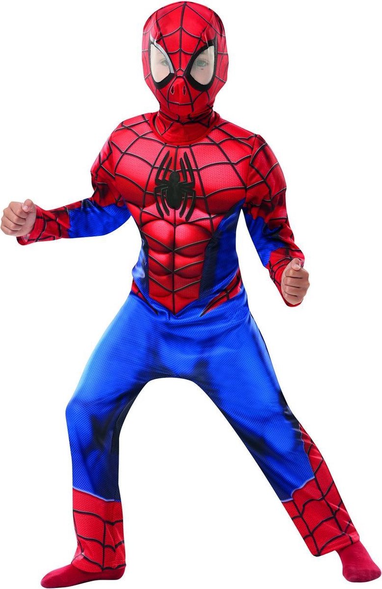 Load image into Gallery viewer, Rubies ultimate spider-man deluxe verkleedkostuum medium
