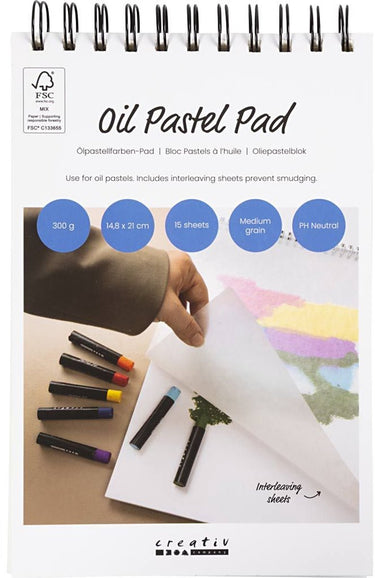 Http: www.cchobby.nl pad-voor-oliepastels-a5-vel-148x210-mm-300-gr-wit-15-vel-1-stuk