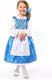 Little adventures - blauwe belle jurk - maat 116 128