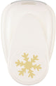 Vaessen creative pons - figuurpons - sneeuwvlok - 4,3 x 5 cm