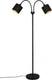 Rl live your light reality tommy - vloerlamp - zwart mat - excl. 2x e14 4 w - niet dimbaar - badkamerverlichting