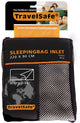 Travelsafe microfiber inlet - deken - 1pers. - white natural