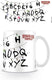 Merkloos sans marque stranger things - alphabet - mug